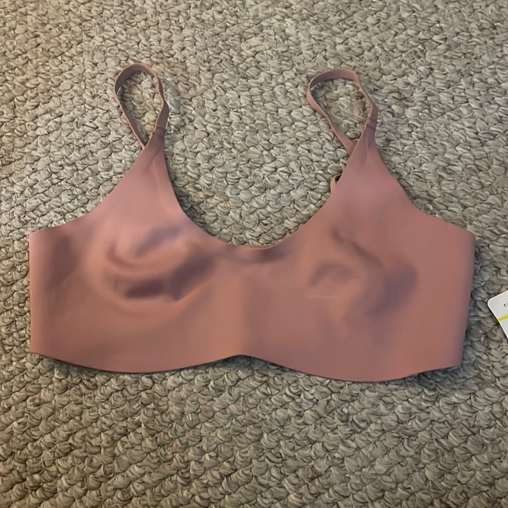 Free People NWT Bra Bralette Top Intimately FP Size Medium pink peach brown